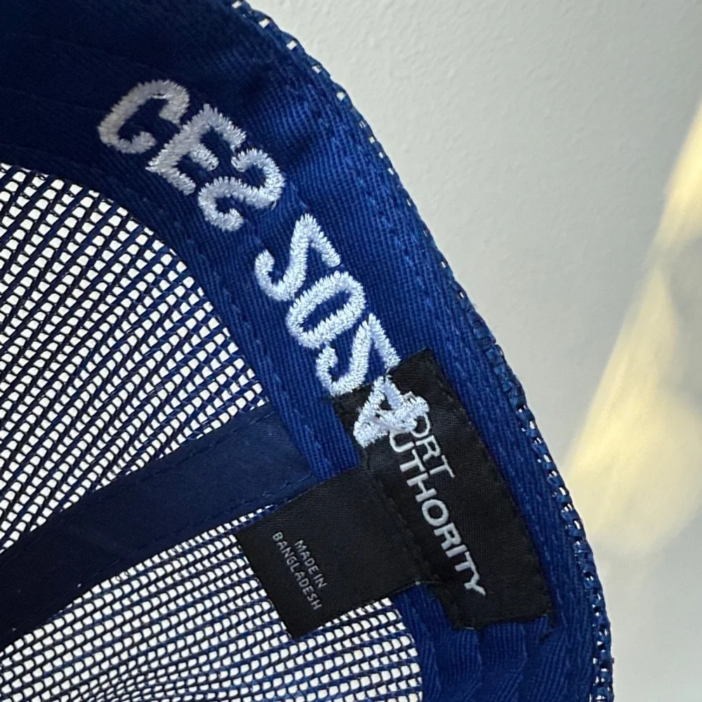 Brand 🆕 Port Authority Royal Blue CAT Logo Cap CES 2024 in Memphis Blue
